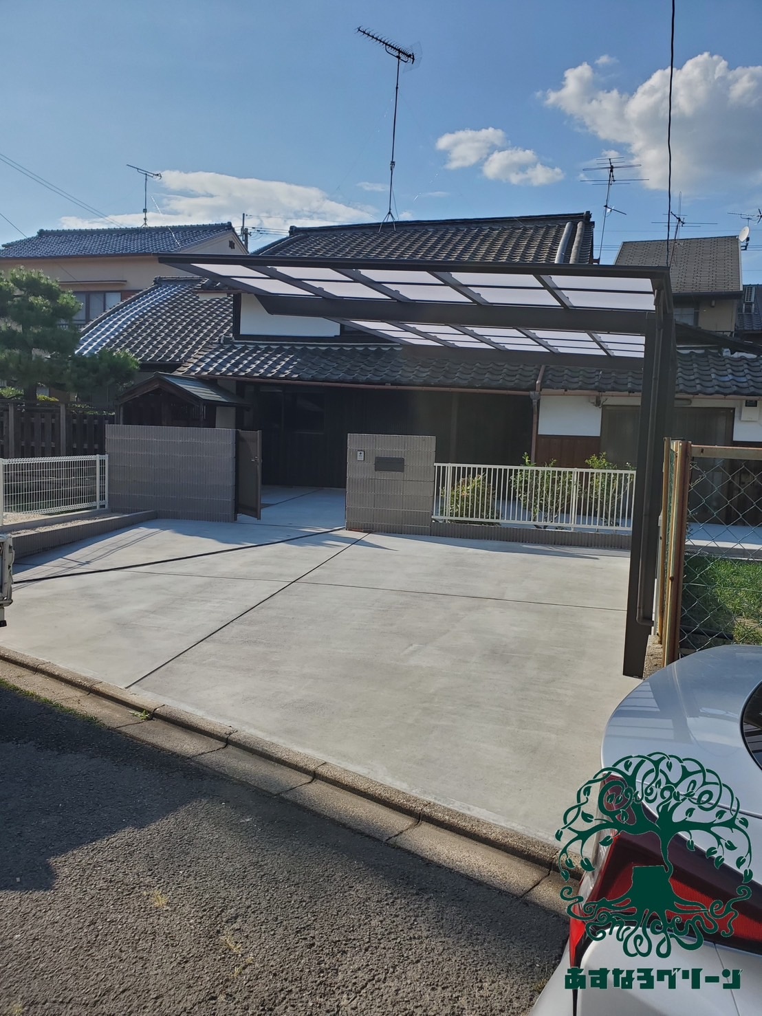 京都市　家周りの土地をガレージに有効活…